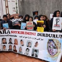 ترابزن: تظاهرات علیه نسل کشی هزاره و ربودن دختران توسط گروه تروریستی طالبان