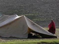 خيمه کوچی ها در ساحه قلای قاضی شهر کابل